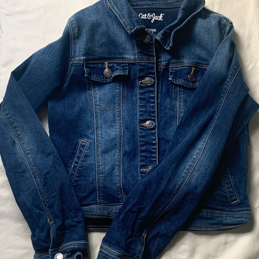 Dark blue denim jacket